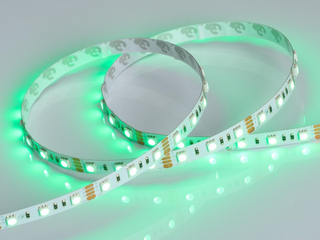 Лента RT-B60-10mm 12V RGB (14.4 W/m, IP20, 5060, 5m) (Arlight, Открытый) фото:7