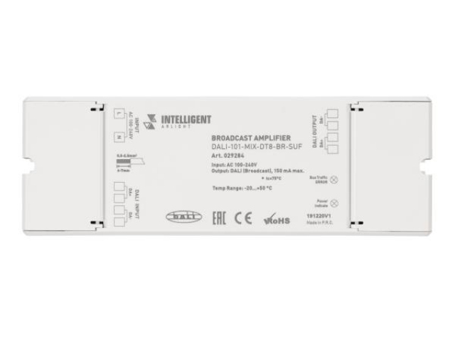 INTELLIGENT ARLIGHT Усилитель DALI-101-MIX-DT8-BR-SUF (DALI bus, 230V) (IARL, -) фото:5
