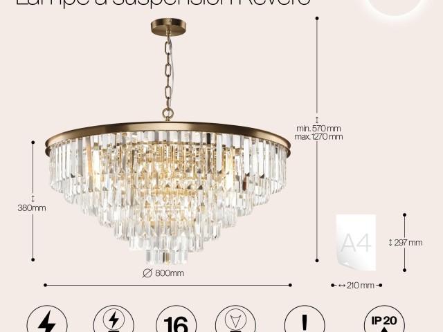Подвесной светильник Maytoni MOD085PL-16BS фото:9