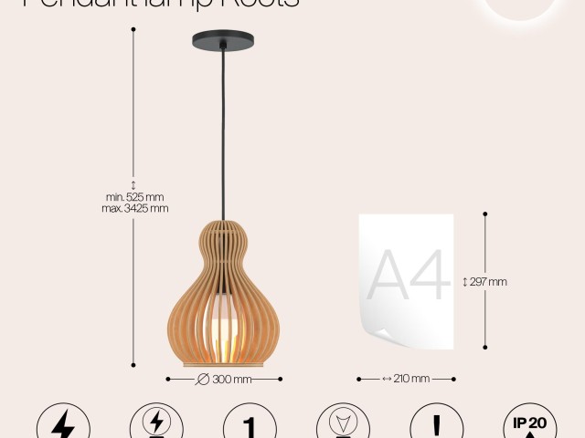 Подвесной светильник Maytoni MOD192PL-01W1 фото:4