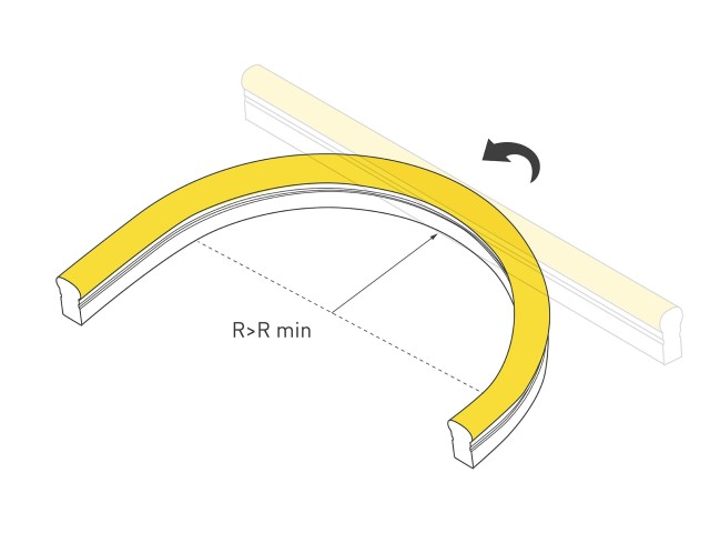 Лента герметичная WAVE-SIDE-A120-12x25mm 230V Day4000 (12 W/m, IP67, 50m, wire x2) (Arlight, Грибовидная форма) фото:1