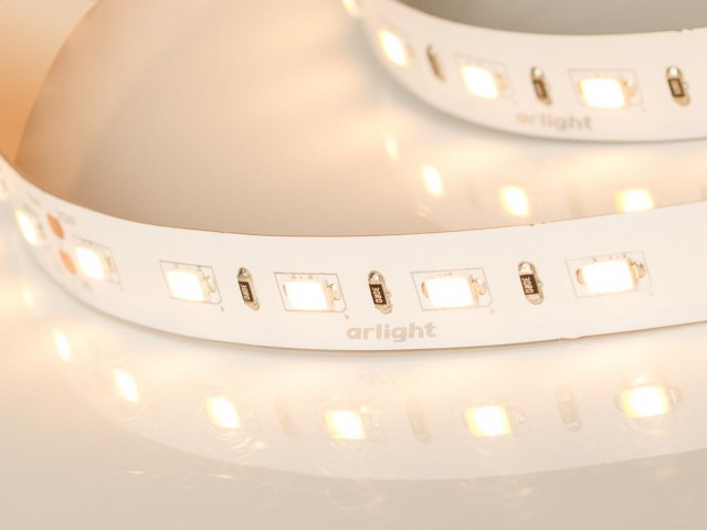 Лента ULTRA-5000 24V Warm2400 2xH (5630, 300 LED, LUX) (Arlight, 27 Вт/м, IP20) фото:11