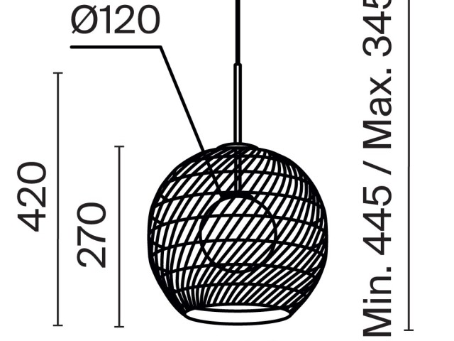 Подвесной светильник Maytoni MOD204PL-01BG1 фото:20
