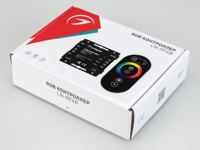 Контроллер LN-RF6B-Sens Black (12-24V, 3x8A) (Arlight, IP20 Металл, 1 год) фото:3