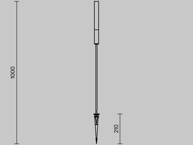 Ландшафтный светильник Outdoor O510FL-L3BS3K1 фото:1
