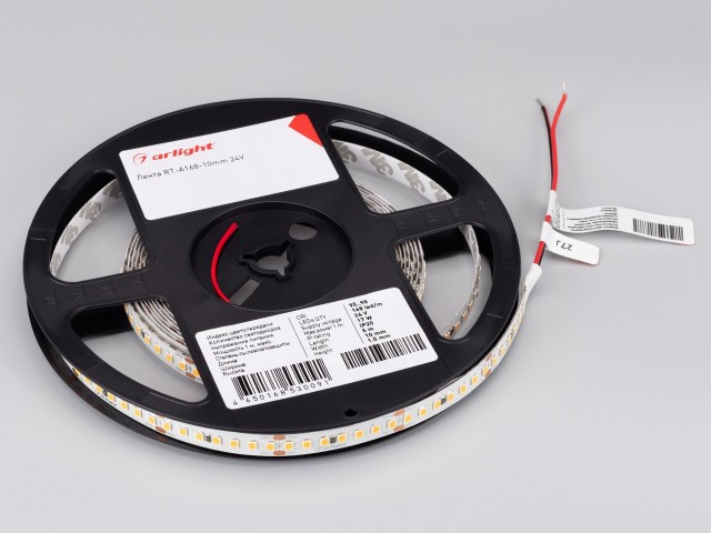 Лента RT 2-5000 24V Cool 8K 3x (2835, 840 LED, LUX) (Arlight, 17 Вт/м, IP20) фото:1