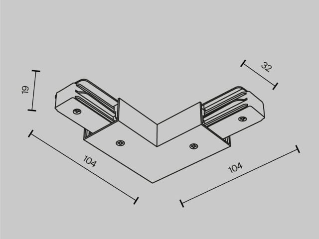 Комплектующие для систем освещения с токоведущими элементами Technical TRA001CLB-11W фото:7