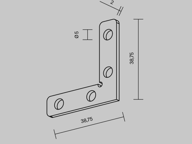 Комплектующие для встраиваемой трековой системы Technical TRA034D-CL-42S фото:1