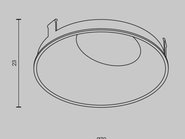 Комплектующие для светильника Technical Ring057-10-CH фото:1