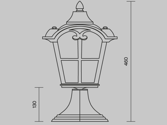 Ландшафтный светильник Outdoor O413FL-01BZ фото:6