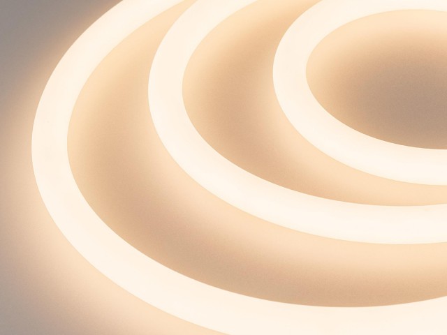 Лента герметичная MOONLIGHT-SIDE-A336-D25mm 24V Warm3000 360deg (14.4 W/m, IP65, 2835, 5m, wire x2) (Arlight, Вывод боковой, 3 года) фото:10