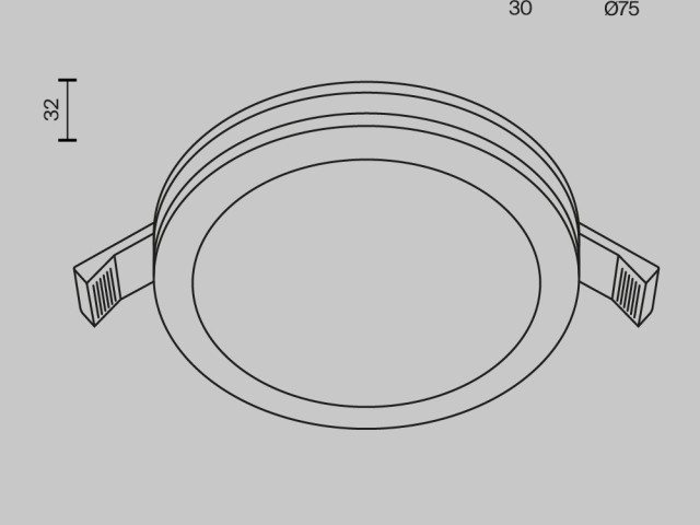Встраиваемый светильник Technical DL2001-L12W4K фото:9