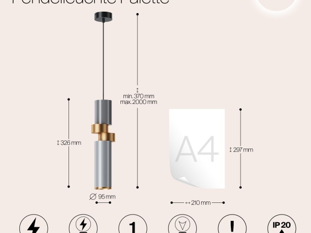 Подвесной светильник Maytoni MOD303PL-01CFL2 фото:1