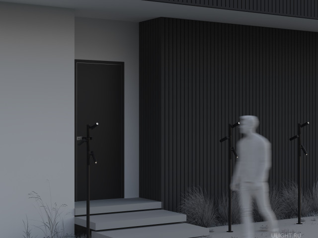 Садово-парковый светильник Outdoor O494FL-L30B3K фото:1