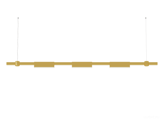Подвесной светильник HOKASU PL11 (GOLD/1500mm – 200mm/LT70/3K/18W/120deg) фото:1
