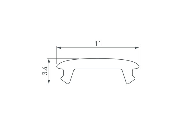 Экран STRETCH-SHADOW-10m OPAL-PVC (A2-CONTOUR-PRO) (Arlight, -) фото:1