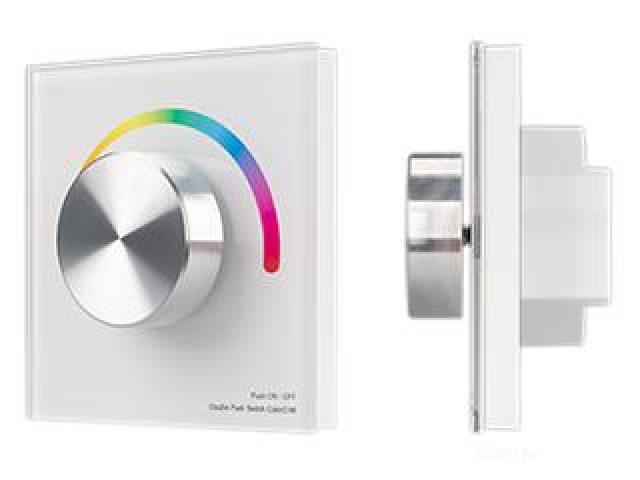 Панель SMART-P8-RGB-G-IN White (12-24V, 3x4A, Rotary, 2.4G) (Arlight, IP20 Пластик, 5 лет) фото:6