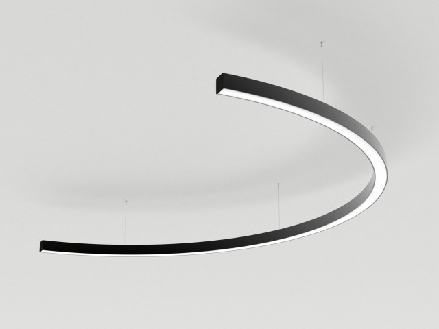 Светильник SP-LINE-HANG-ARC-C3535-D1500-61W Warm3000 (BLACK, 230V) (Arlight, Металл) фото:2