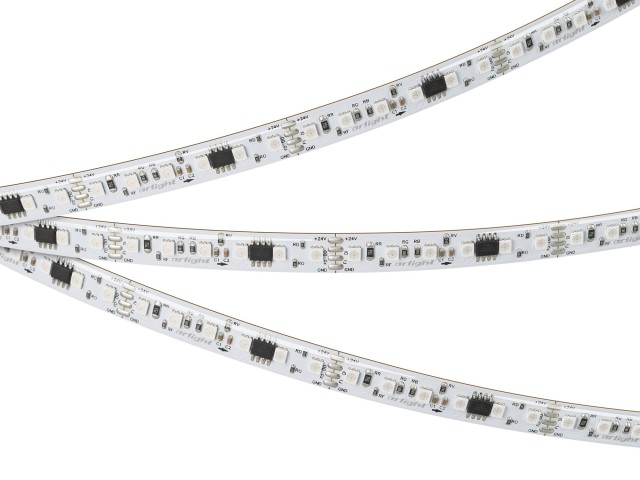 Лента герметичная SPI-SE-A120-10mm 24V RGB-PX6-BPT (23 W/m, IP65, 2835, 5m) (Arlight, бегущий огонь) фото:3