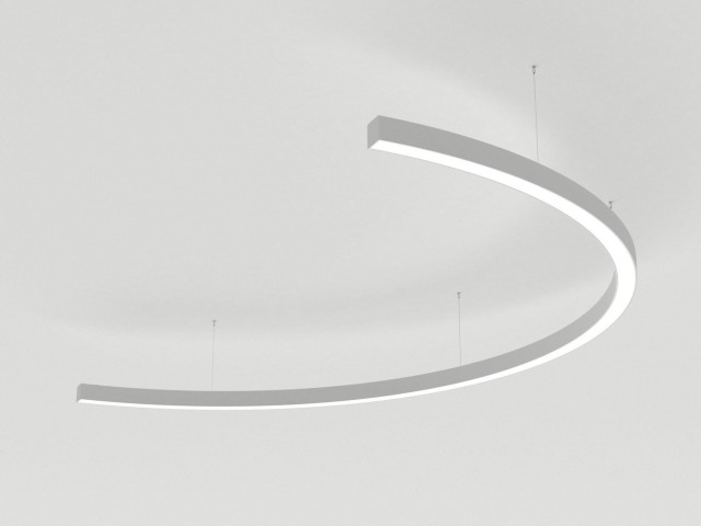 Светильник SP-LINE-HANG-ARC-C3535-D1500-61W Warm3000 (WHITE, 230V) (Arlight, Металл) фото:1