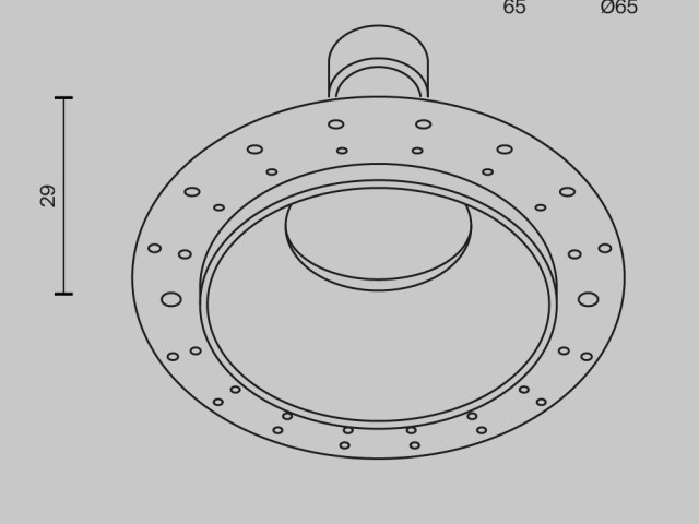 Встраиваемый светильник Technical DL126-GU10-TRS-MG фото:1
