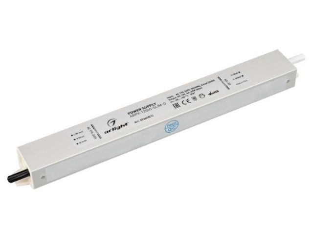 Блок питания ARPV-12060-SLIM-D (12V, 5A, 60W) (Arlight, IP67 Металл, 3 года) фото:3