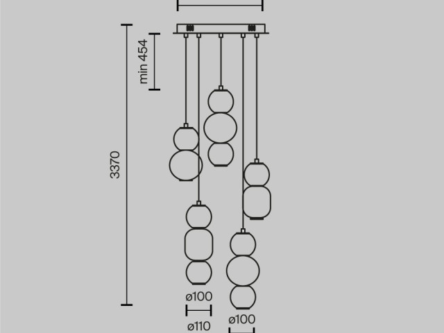 Подвесной светильник Maytoni MOD273PL-L80G3K фото:13