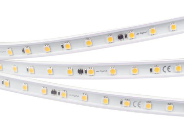 Лента ARL-50000PV-230V Cool 10K (5060, 54 LED/m, WP2) (Arlight, 8 Вт/м, IP65) фото:13