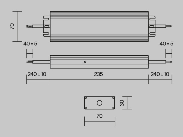 Источник напряжения Technical PSL008-150W-48V-IP67 фото:7