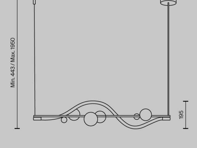 Подвесной светильник Maytoni MOD289PL-L13BS3K фото:1