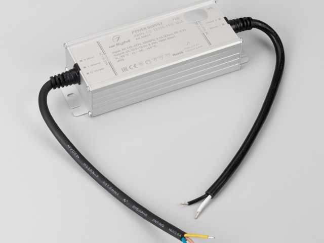 Блок питания ARPV-LG-12100-PFC-VCA (10.5-13.5V, 8.33A, 100W) (Arlight, IP65 Металл, 5 лет) фото:2