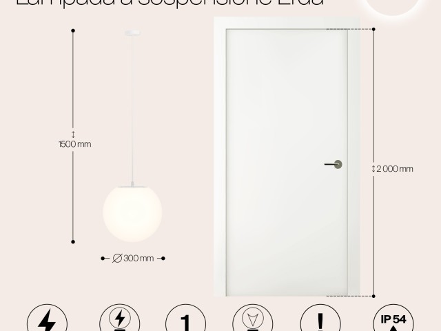 Подвесной светильник Outdoor O594PL-01W фото:2