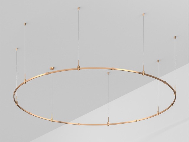 Основание ART-APRIORI-ROUND-HANG-R3000 (GD) (Arlight, IP20 Металл, 3 года) фото:1