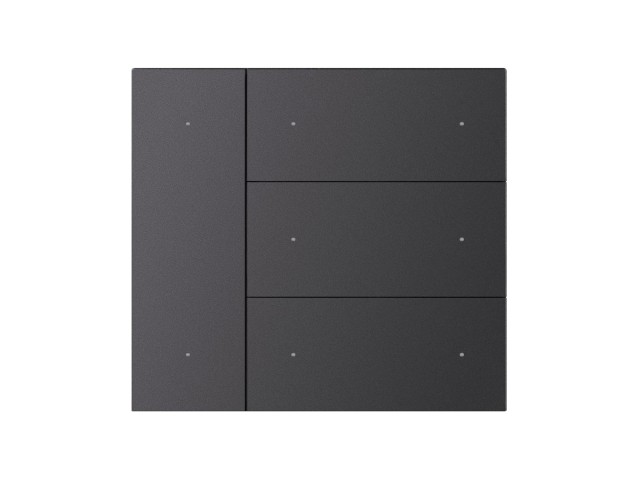 INTELLIGENT ARLIGHT Накладка панели KNX-23-4G-SUF Dark Grey (Backlight) (IARL, IP20 Металл, 2 года) фото:2