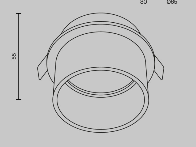 Встраиваемый светильник Technical DL050-01WG фото:14