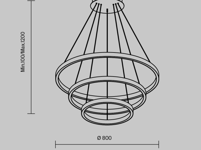 Подвесной светильник Maytoni MOD058PL-L100BSK фото:11