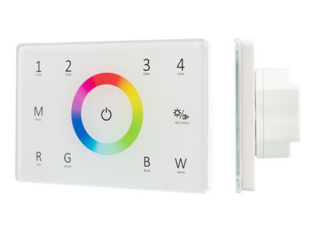 Панель Sens SMART-P85-RGBW White (230V, 4 зоны, 2.4G) (Arlight, IP20 Пластик, 5 лет) фото:5