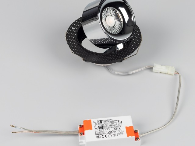 Светильник SP-PLURIO-BUILT-TRIMLESS-R120-9W Warm3000 (BK-CHR, 36 deg, 230V) (Arlight, IP20 Металл, 3 года) фото:5