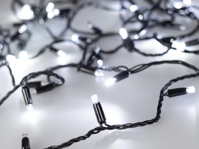 Светодиодная гирлянда ARD-STRING-CLASSIC-1000-BLACK-100LED-PULSE White (230V, 7W) (Ardecoled, IP65) фото:3