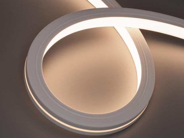Лента герметичная MOONLIGHT-TOP-X280-20x20mm 24V Warm3500 (10 W/m, IP67, 15m, wire x1) (Arlight, Вывод боковой, 5 лет) фото:2