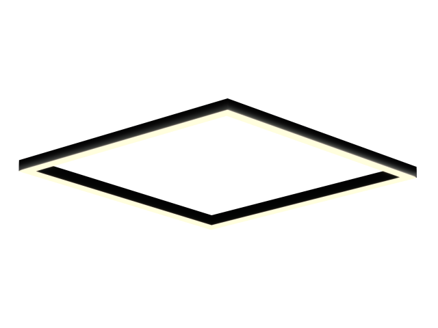 Светильник HOKASU Frame S50 (RAL9005/1219x1219mm/LT70 — 3K/104W) фото:15