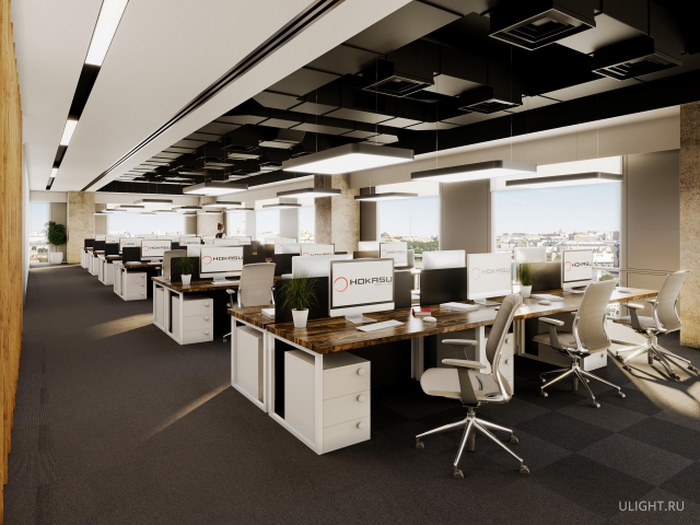 Проект офиса в стиле Open Space