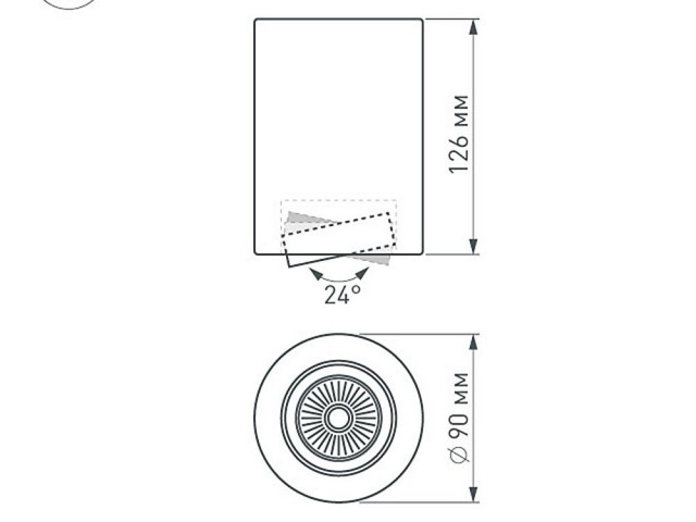 Светильник SP-FOCUS-R90-9W Day White (Arlight, IP20 Металл, 3 года) фото:10