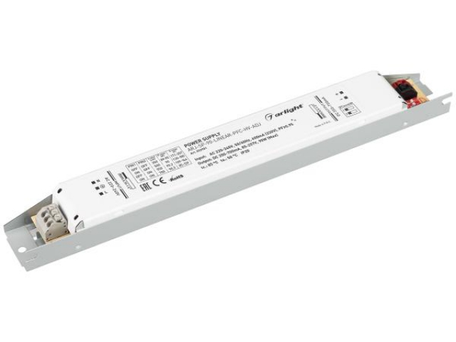 Блок питания ARJ-SP-90-LINEAR-PFC-HV-ADJ (90W, 350-700mA) (Arlight, IP20 Металл, 5 лет) фото:1