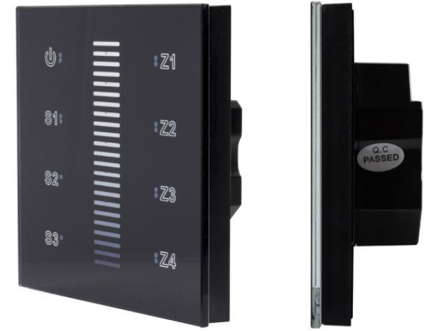 INTELLIGENT ARLIGHT Сенсорная панель DALI-901-11-ADDR-3SC-DIM-DT6-IN Black (BUS) (IARL, IP20 Пластик, 3 года) фото:4