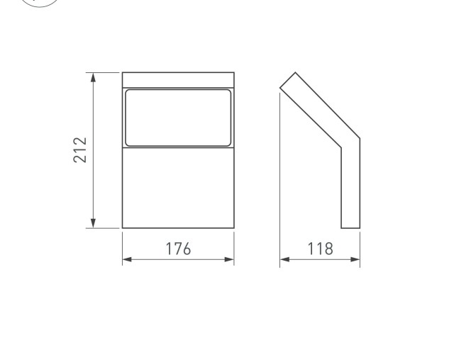 Светильник LGD-ECRAN-WALL-9W Warm3000 (GR, 108 deg, 230V) (Arlight, IP65 Металл, 3 года) фото:5