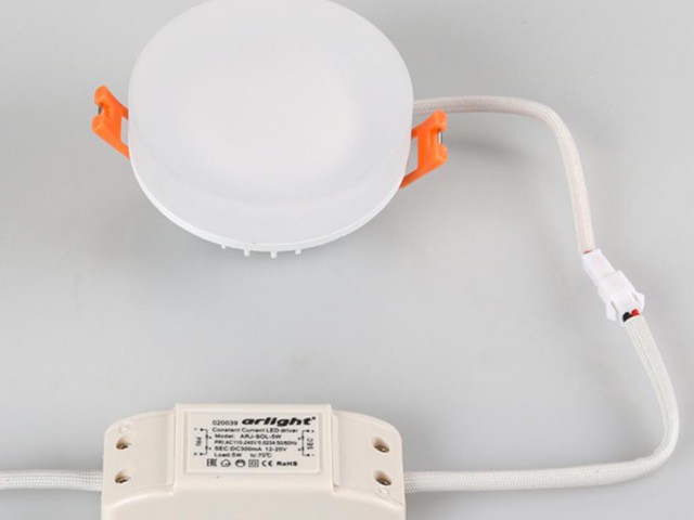 Светильник LTD-80R-Opal-Roll 5W White (Arlight, IP40 Пластик, 3 года) фото:16