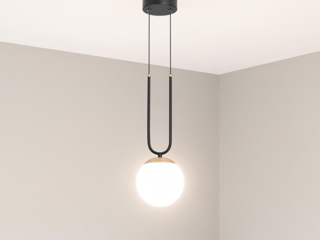 Светильник SP-BEADS-HANG-U-R130-10W Day4000 (BK-GD, 275 deg, 230V) (Arlight, IP20 Металл, 5 лет) фото:7