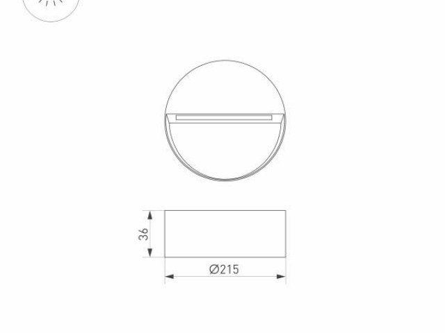 Светильник LGD-TRACE-R215-8W Warm3000 (GR, 60 deg, 230V) (Arlight, IP65 Металл, 3 года) фото:7