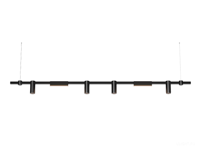 Подвесной светильник HOKASU PL10 (RAL9005/2000mm – 200mm/LT70/120deg – D55/140mm – 3K/52W) фото:1